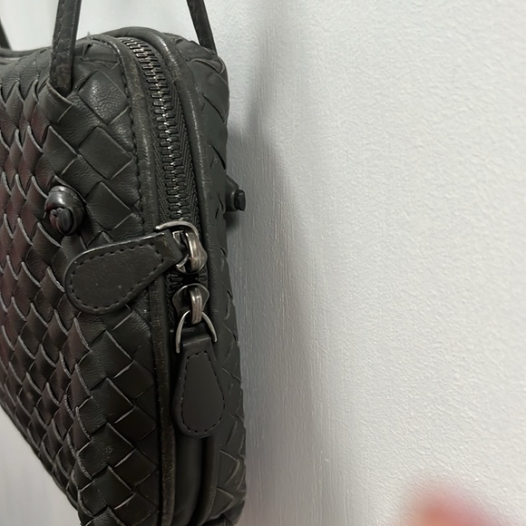 Bottega Veneta Nodini Intrecciato Crossbody Bag Grey - Picture 3 of 9